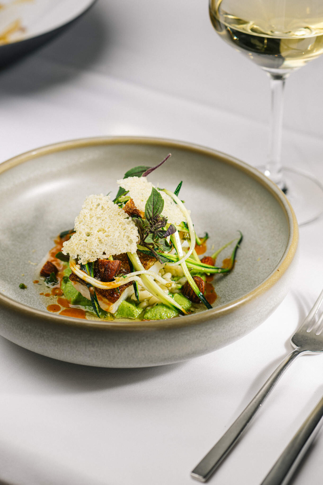 zomers gerecht met courgette